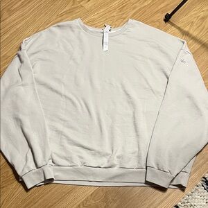 ALO Yoga Men's Chill Crew Bone Crewneck Pullover size 2XL
